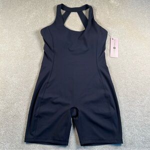 Yoga One Piece Fitness Exercise Black Jumpsuit Romper Harmony Balance NWT Medium